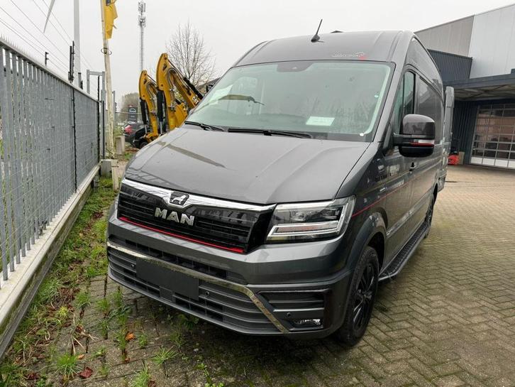 MAN TGE GB 2.0 TDI 177pk SW H1 3.180 FWD Aut 2024 Grijs, Auto's, Bestelauto's, Bedrijf, ABS, Achteruitrijcamera, Adaptieve lichten