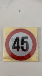 45 km sticker 10 cm, Ophalen of Verzenden