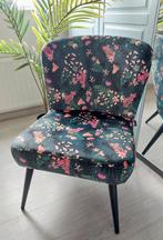 Woood Fauteuil Velvet Snake - ZGAN, Huis en Inrichting, Stoelen, Ophalen, Overige kleuren, Zo goed als nieuw, Eén