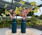 Te koop grote vazen met kunstbloemen, Huis en Inrichting, Ophalen, Gebruikt, Binnen