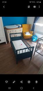 Retro vintage houten ledikant baby peuterbed 120x60, Ophalen, Gebruikt, Ledikant