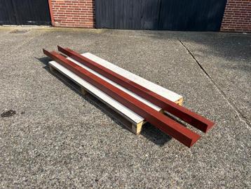 Stalen latei staal lateien 2x, 200x100x10, 307 cm, hoekprofi beschikbaar voor biedingen