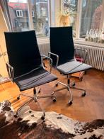 2x Vitra Eames 119 bureaustoel zwart, Huis en Inrichting, Bureaustoelen, Ophalen, Zo goed als nieuw, Zwart