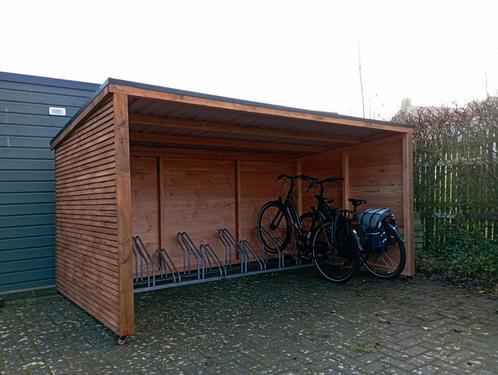 Nieuwe prefab overkapping / fietsenstalling, Tuin en Terras, Bergingen en Tuinkasten, Nieuw, Fietsenberging, Hout, Ophalen of Verzenden