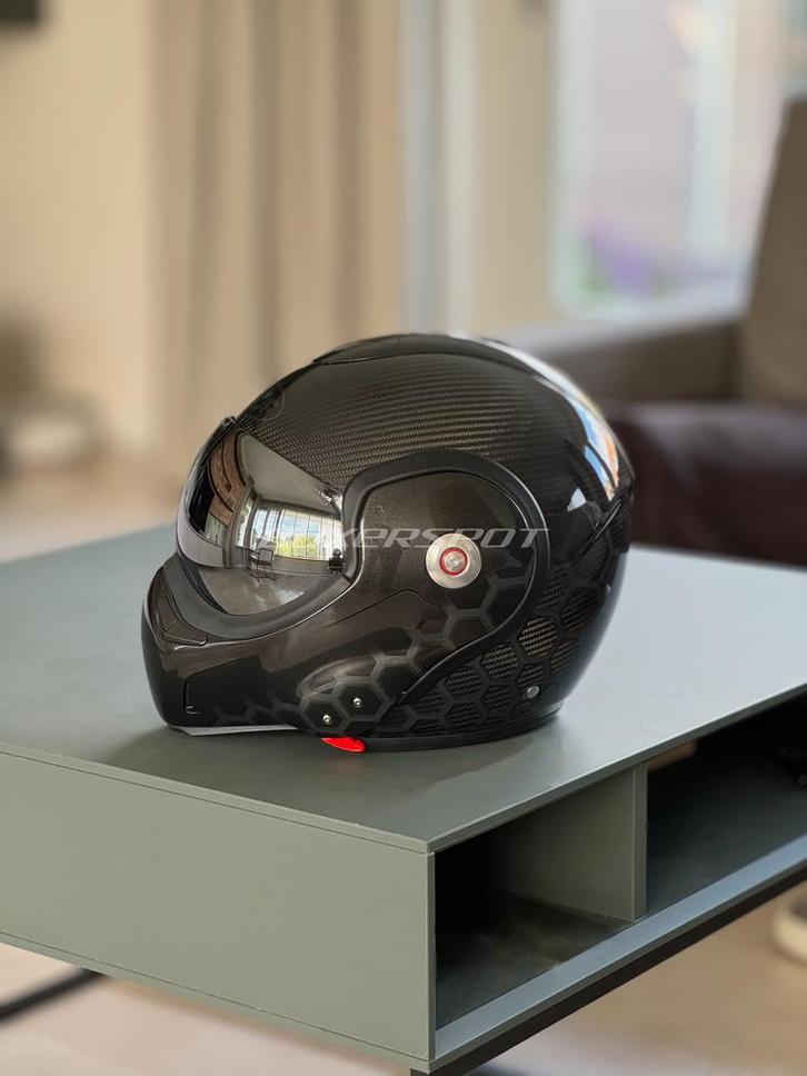 Roof BoxXer R09 “Carbon Cage” Limited edion maat L 73/1000, Motoren, Kleding | Motorhelmen, Systeemhelm, L, Overige merken, Tweedehands