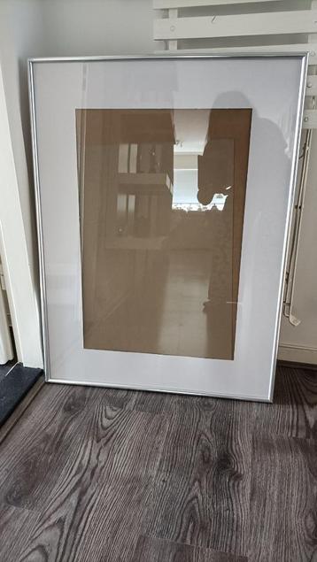 zilver hoogglans kunststof 61 cm x 80,5 cm beschikbaar voor biedingen
