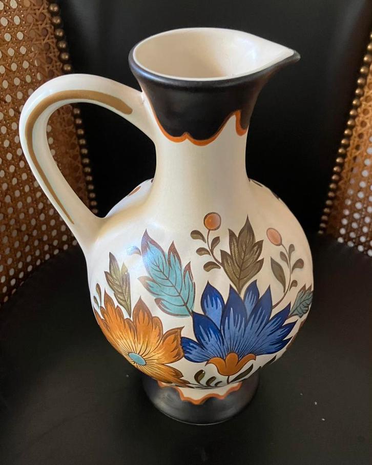 Flora Gouda Plateel Holland vaas, Antiek en Kunst, Antiek | Vazen, Ophalen