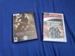 2x shooters PC Games, Shooter, 1 speler, Ophalen of Verzenden, Zo goed als nieuw
