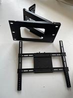 Zware TV Muurbeugel - Zwart Metaal, Ophalen, Zo goed als nieuw