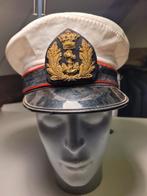 Platte pet Korps Mariniers, Verzamelen, Militaria | Algemeen, Ophalen of Verzenden, Marine, Nederland, Helm of Baret
