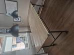 Eettafel ikea onderstel met wielen en steigerhout planken, Ophalen, Gebruikt, 200 cm of meer, 50 tot 100 cm