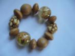 LEUKE VINTAGE ARMBAND MET BIJZONDERE KRALEN, Sieraden, Tassen en Uiterlijk, Antieke sieraden, Verzenden, Overige materialen, Armband