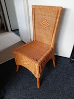Rotan stoelen 4x, Bruin, Riet of Rotan, Ophalen of Verzenden, Zo goed als nieuw