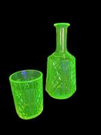 Anagroen karaf met glas, Ophalen of Verzenden