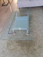 salontafel glas, Ophalen, Gebruikt, 100 tot 150 cm, 50 tot 100 cm