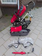 Bugaboo Cameleon rood, met alle mogelijke extra's, Ophalen, Gebruikt, Verstelbare duwstang, Bugaboo