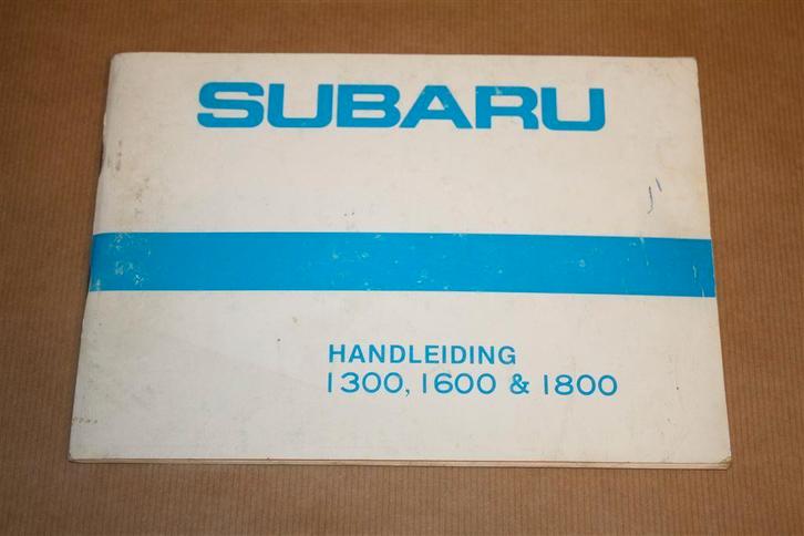 Subaru Handleiding 1300, 1600 & 1800 - Circa 1980, Auto diversen, Handleidingen en Instructieboekjes, Ophalen of Verzenden
