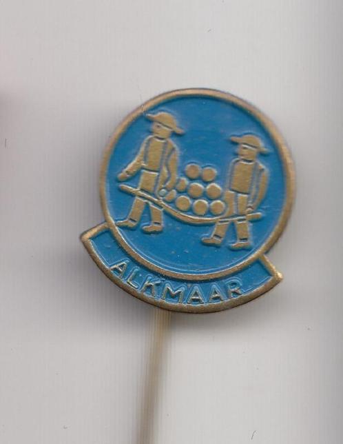 Alkmaar Kaas De Kaasdragers speldje, Verzamelen, Speldjes, Pins en Buttons, Gebruikt, Speldje of Pin, Overige onderwerpen, Ophalen of Verzenden