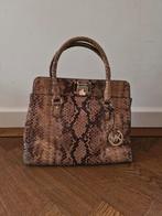 Michael Kors Python Vintage / Retro Handtas leren / Leer, Ophalen of Verzenden, Gebruikt, Bruin, Schoudertasje