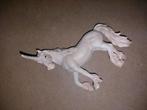 Schleich 2004 eenhoorn wit glitter, Verzamelen, Ophalen of Verzenden, Zo goed als nieuw, Paard, Beeldje of Figuurtje