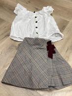 Broek+Rok en blouse Maat 134, Ophalen of Verzenden, Gebruikt, Meisje, Jurk of Rok