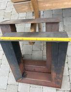 Metalen Tafelpoot - Industrieel Design, Huis en Inrichting, Tafelonderdelen, Ophalen, Tafelpoot, Gebruikt, Vierkant
