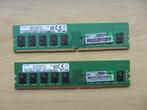 2x Samsung 8GB PC4-19200 DDR4-2400MHz ECC Unbuffered CL17, Server, DDR4, 8 GB, 2400 MHz