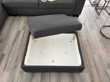 Hocker, Voetenbank met bergruimte Tibbleby IKEA KIVIK - afbeelding 2