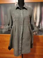 MAX MARA linnen lange blouse mt 40/42, Ophalen of Verzenden, Zo goed als nieuw, Maat 38/40 (M), Onder de knie