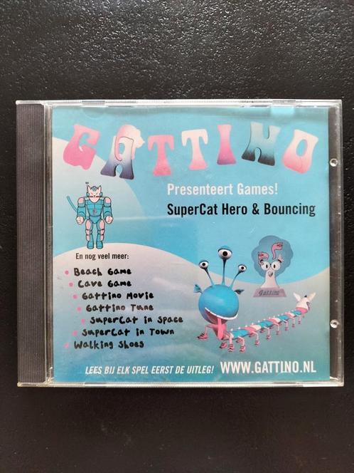 CD-ROM: Gattino "presenteert games" uit 2005, o.a. SuperCat, Computers en Software, Overige Computers en Software, Gebruikt, Ophalen of Verzenden