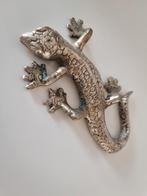 Vintage massief bronzen salamander, Ophalen of Verzenden, Zo goed als nieuw, Beeldje of Figuurtje