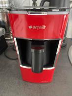 Koffiezetapparaat rood arcelik, Witgoed en Apparatuur, 10 kopjes of meer, Ophalen of Verzenden, Zo goed als nieuw, Koffiemachine