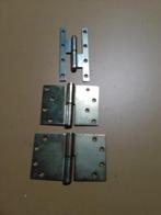 Scharnieren 38 stuks, Doe-het-zelf en Verbouw, Hang- en Sluitwerk, Ophalen, Nieuw, IJzer, Scharnier