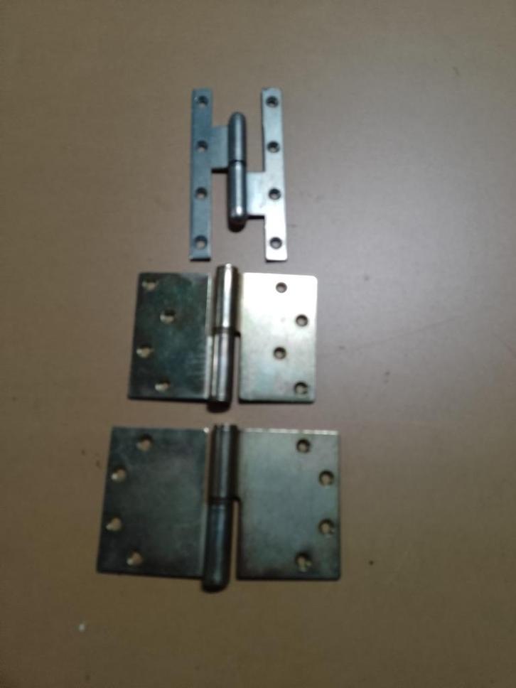 Scharnieren 38 stuks, Doe-het-zelf en Verbouw, Hang- en Sluitwerk, Nieuw, Scharnier, IJzer, Ophalen