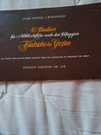 40 Studien für Altblöckflöte, Muziek en Instrumenten, Ophalen of Verzenden, Zo goed als nieuw