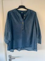 HEMA XL Spijkerblouse Driekwart Mouw, Blauw, Maat 46/48 (XL) of groter, Ophalen of Verzenden, Zo goed als nieuw