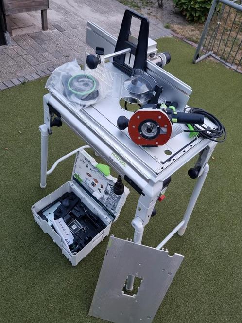 Festool CMS-GE freestafel frees OF1010 inleg PS-300, Doe-het-zelf en Verbouw, Gereedschap | Freesmachines, Zo goed als nieuw, Bovenfrees