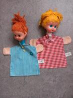 2 Happy Horse blije vintage poppenkastpopjes, handpoppen., Ophalen of Verzenden, Gebruikt