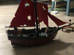 Playmobil Piratenschip en schatkist/ speelkoffer piraten, Kinderen en Baby's, Ophalen of Verzenden, Zo goed als nieuw