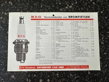 KLG recommandatielijst voor BROMFIETSEN. Fongers Berini enz. beschikbaar voor biedingen