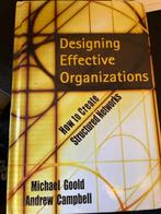 Designing Effective Organizations, Michael Goold, Ophalen of Verzenden, Zo goed als nieuw
