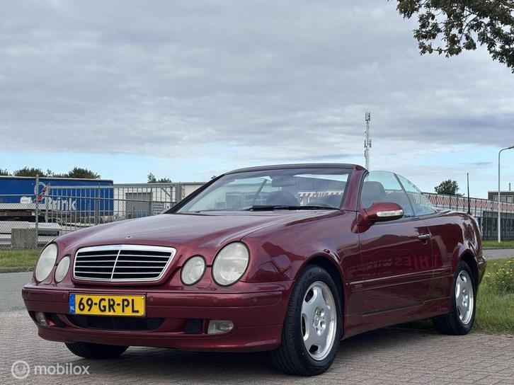 Mercedes CLK-klasse Cabrio 230 K. Elegance cruise/pdc/automa, Auto's, Mercedes-Benz, Bedrijf, Te koop, CLK, ABS, Airbags, Airconditioning