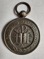 Medaille verzilverd 1923 NJV Nederlandsch Jongelings Verbond, Postzegels en Munten, Penningen en Medailles, Ophalen of Verzenden