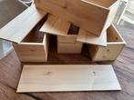 4 Nieuwe onbehandelde wijnkisten - perfect voor DIY!, Ophalen of Verzenden, Nieuw