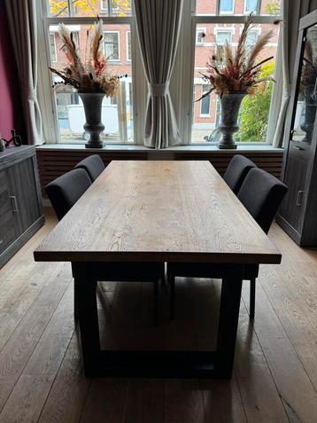 Eettafel 180x90 en 4 stoelen te koop! beschikbaar voor biedingen