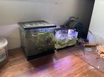 2 nano aqaria / aquariums, Dieren en Toebehoren, Vissen | Aquaria en Toebehoren, Ophalen, Zo goed als nieuw, Gevuld zoetwateraquarium