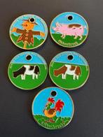 winkelwagenmuntjes Okkenbroek 5x, Ophalen of Verzenden