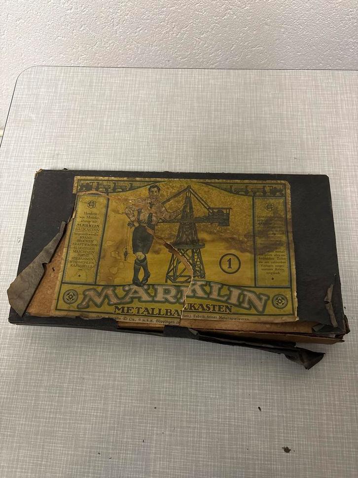 Vintage Märklin Metallbaukasten Nr. 1, Hobby en Vrije tijd, Modelbouw | Auto's en Voertuigen, Gebruikt, Overige typen, Groter dan 1:32