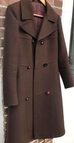 Lange bruine jas vintage maat 36, Ophalen of Verzenden, Gedragen, Maat 36 (S), Bruin