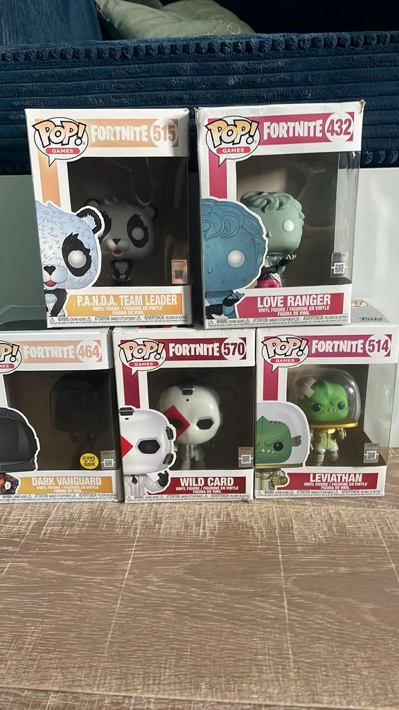 5 fortnite funko pops, Kinderen en Baby's, Speelgoed | Poppen, Nieuw, Overige typen, Ophalen of Verzenden